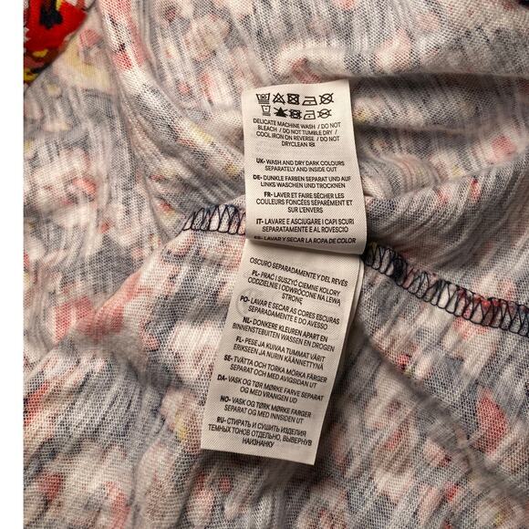 Boden - Multicolored Floral Dress - Puffy Sleeves - Picture 11 of 12